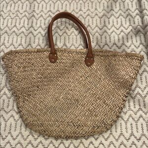 GAP Tan Woven Tote Bag